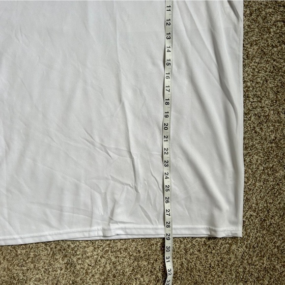 🦋Performance Motion Technology White Short Sleeve T-Shirt Golf Golfing Putt 2XL - Picture 5 of 5